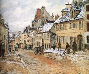 Pang map of snow Schwarz Camille Pissarro